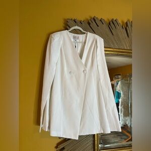 Stained  White Double-Breasted Blaze